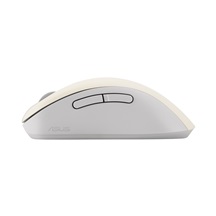 ASUS Wireless Mouse MD102/Kancelářská/Optická/Pro praváky/1 600 DPI/USB+BT/Béžová