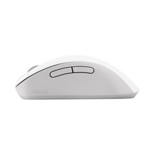ASUS Wireless Mouse MD102/Kancelářská/Optická/Pro praváky/1 600 DPI/USB+BT/Bílá