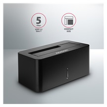 AXAGON ADSA-SN, USB 3.2 Gen1 - SATA 6G, 2.5"/3.5" HDD/SSD dokovací stanice