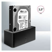 AXAGON ADSA-SN, USB 3.2 Gen1 - SATA 6G, 2.5"/3.5" HDD/SSD dokovací stanice