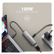 AXAGON RVC-HI8KPD, USB-C -> HDMI 2.1 redukce / adaptér, 8K/60Hz, 4K/144Hz, HDR10+, PD100W
