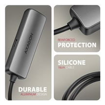 AXAGON RVC-HI8KPD, USB-C -> HDMI 2.1 redukce / adaptér, 8K/60Hz, 4K/144Hz, HDR10+, PD100W