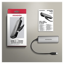 AXAGON RVC-HI8KPD, USB-C -> HDMI 2.1 redukce / adaptér, 8K/60Hz, 4K/144Hz, HDR10+, PD100W