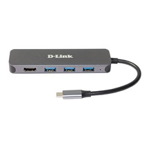 D-Link 5-in-1 USB-C Hub with HDMI/Power Delivery