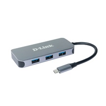 D-Link 6-in-1 USB-C Hub with HDMI/Gigbait Ethernet/Power Delivery