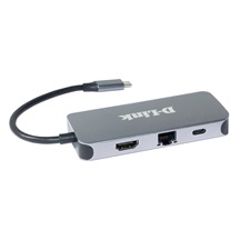 D-Link 6-in-1 USB-C Hub with HDMI/Gigbait Ethernet/Power Delivery
