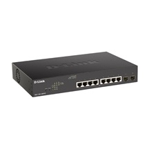 D-Link DGS-1100-10MPV2, 8x 1000Base-T 802.3af/802.3at PoE, 2x SFP, 130W PoE budget