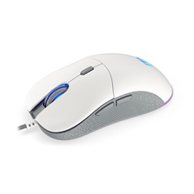 Endorfy GEM Plus/Herní/Optická/Pro praváky/19 000 DPI/Drátové USB-A/Bílá