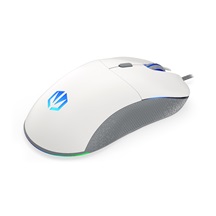 Endorfy GEM Plus/Herní/Optická/Pro praváky/19 000 DPI/Drátové USB-A/Bílá