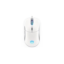 Endorfy GEM Plus/Herní/Optická/Pro praváky/19 000 DPI/Drátové USB-A/Bílá