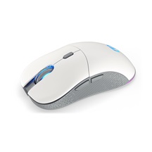 Endorfy GEM Plus/Herní/Optická/Pro praváky/26 000 DPI/Drátové/Bezdrátové/Bílá
