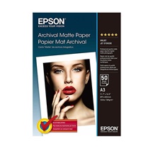 EPSON A3, Archival Matte Paper (50listů)