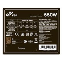 FSP HYPER 80+ PRO/550W/ATX 3.0/80PLUS Bronze 230V/Bulk