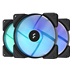 Fractal Design Aspect 14 RGB PWM Black Frame 3-pack