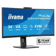 iiyama ProLite/XCB3497WQSNPH-B1/34"/VA/wQHD/120Hz/0,4ms/Black/3R