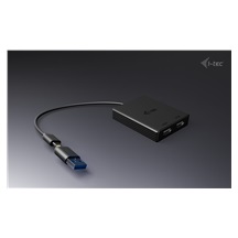 i-tec USB-A/USB-C Dual 4K HDMI Video Adapter
