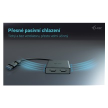 i-tec USB-A/USB-C Dual 4K HDMI Video Adapter
