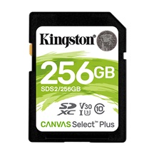 Kingston Canvas Select Plus U3/SDXC/256GB/UHS-I U3 / Class 10