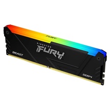 Kingston FURY Beast/DDR4/128GB/3200MHz/CL16/4x32GB/RGB/Black