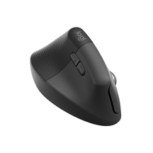 LOGITECH Lift For Business/Ergonomická/Optická/Pro leváky/4 000 DPI/USB+BT/Grafitová