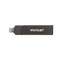 Patriot iLuxe Stick C MFi/128GB/USB 3.2/Lightning + USB-C/Černá