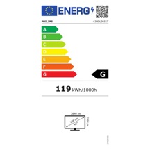43" D-LED Philips 43BDL3651T-UHD,IPS,400c,CAP,18/7
