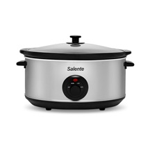 Salente HotPot, pomalý hrnec, 6,5 l, manuální ovládání, nerez