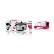 Salente HotPot, pomalý hrnec, 6,5 l, manuální ovládání, nerez