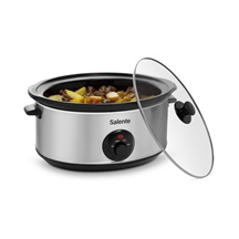 Salente HotPot, pomalý hrnec, 6,5 l, manuální ovládání, nerez