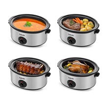 Salente HotPot, pomalý hrnec, 6,5 l, manuální ovládání, nerez