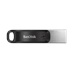 SanDisk iXpand Flash Drive Go/256GB/USB 3.0/Lightning + USB-A/Černá