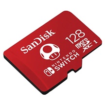 SanDisk Ninendo Switch/micro SDXC/128GB/UHS-I U3 / Class 10/Červená