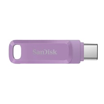 SanDisk Ultra Dual Drive Go/256GB/USB 3.2/USB-A + USB-C/Fialová