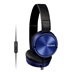 SONY sluchátka MDR-ZX310AP, handsfree, modré