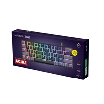 Trust Gaming GXT 867 Acira/Drátová USB/US layout/Černá