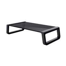 TRUST MONTA GLASS MONITOR STAND BLK