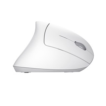 Trust Verto/Vertikální/Optická/Pro praváky/1 600 DPI/Bezdrátová USB/Bílá