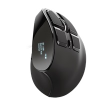 TRUST VOXX/Vertikální/Optická/Pro praváky/2 400 DPI/Bezdrátová USB/Černá