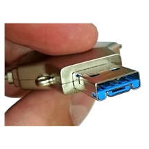VIKING USB FLASH DISK 3.0 4v1 128GB, S KONCOVKOU APPLE LIGHTNING, USB-C, MICRO USB, USB3.0, černá