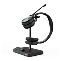 Yealink WH62 Dual DECT základna s náhlavní soupravou na obě uši