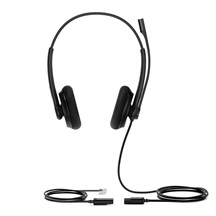 Yealink YHS34 Lite Dual náhlavní souprava na obě uši s QD-RJ9 konektory