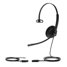 Yealink YHS34 Lite Mono náhlavní souprava na jedno ucho s QD-RJ9 konektory