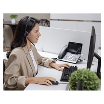 Yealink YHS34 Lite Mono náhlavní souprava na jedno ucho s QD-RJ9 konektory