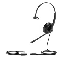 Yealink YHS34 Mono náhlavní souprava na jedno ucho s QD-RJ9 konektory