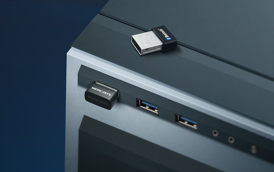 MERCUSYS MA530 Bluetooth USB Adaptör | 5.3 | Nano | Kompakt | Tak - View #2