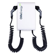OlifeEnergy DoubleBox CLOUD, dobíjecí stanice se dvěma kroucenými kabely, 2x 22kW