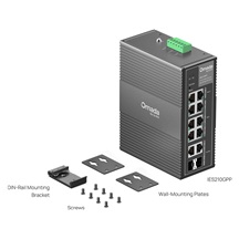 TP-Link IES210GPP Omada průmyslový Easy PoE Switch