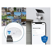 TP-Link Tapo C410 KIT, Chytrá bezdrátová bezpečnostní kamera + solární panel