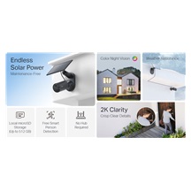 TP-Link Tapo C411 KIT, Chytrá bezdrátová bezpečnostní kamera + solární panel
