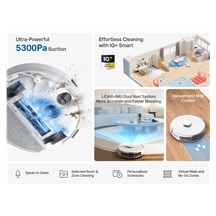 TP-Link Tapo RV30 Max, Robotický vysavač a mop, LiDAR+IMU, bílý